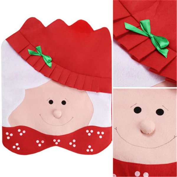 

santa claus non-woven christmas chair set christmas decorations christmas chair