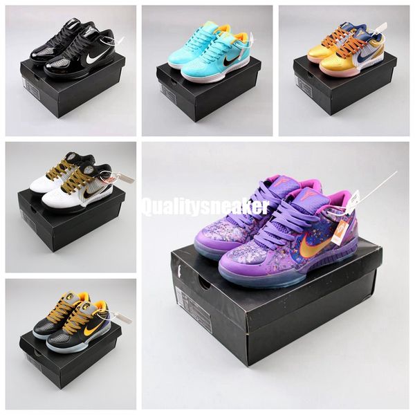 

2019 new zoom kobe iv 4 protro zk4 prelude draft day carpe diem del sol aces orange basketball shoes mens trainers sneakers size7-12, White;red