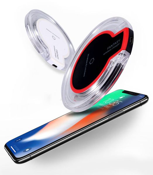 

qi wireless charger k9 fantasy universal crystal charger for iphone 8 plus xr x xs 11 pro max samsung s10 s20 plus