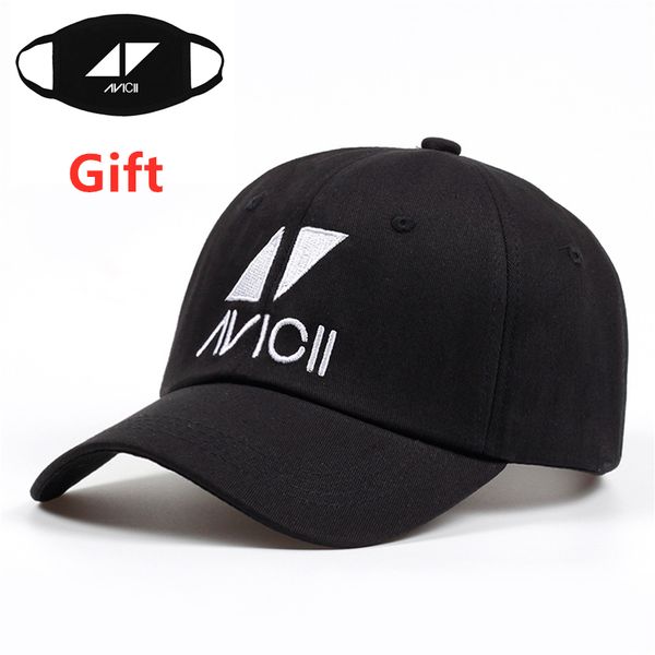 

mask as gift avicii baseball cap men women embroidered hip hop rapper bboy dj dancer dad cap sun hat, Blue;gray