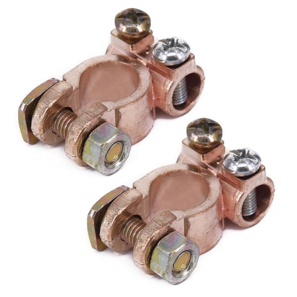 

2pcs practical durable car replacement easy wiring battery terminals