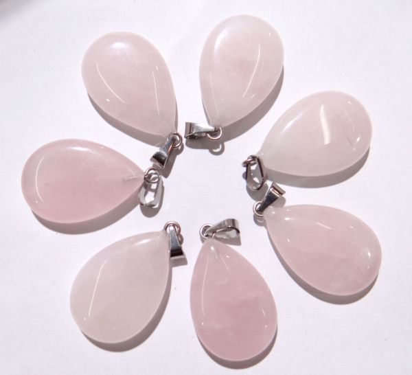 

natural stone btiger eye quartz crystal lapis turquoises water drop pendant for diy jewelry making necklaces accessories50pcs q3, Bronze;silver