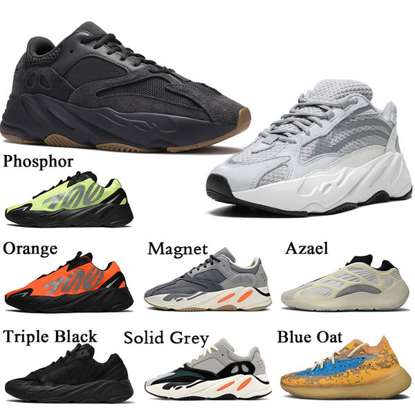 

2020 utility black static 700 vanta women men running shoes fashion phosphor orange wave runner 700 azael blue oat reflect trainers sneakers, White;red