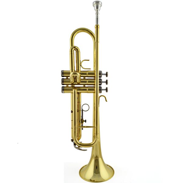 

original professional jinbao brand trumpet musical instruments major jbtr-300 factory direct golden beginner bb adjust