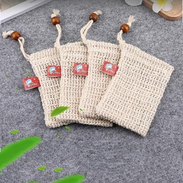 

neatening mesh soap saver pouches holder for shower bath foaming natural bath bag sisal shower soap bag ing