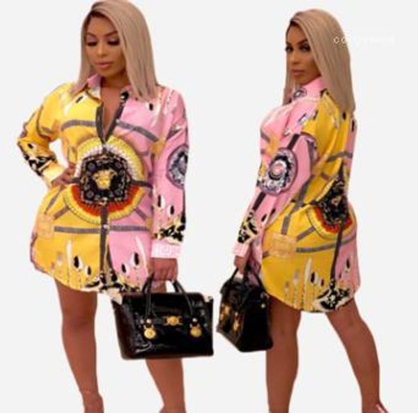 

dress spring ver ace shirt dress summer single breasted pink dress women plus size, Black;gray