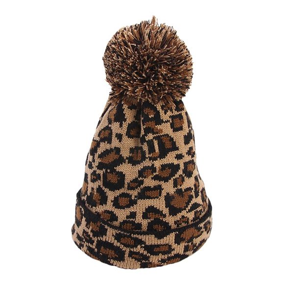 

womail 2019 fashion knitted hat women winter hats new style leopard winter knitted hats casual hat for woman, Blue;gray