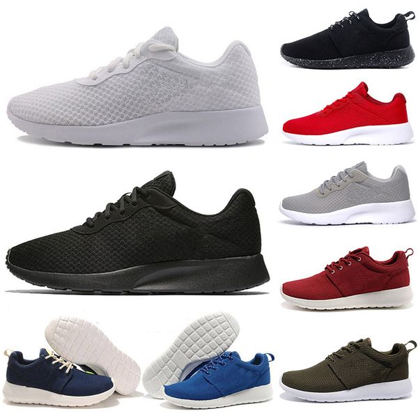 

tanjun london run running shoes for mens women triple white black olympic outdoor trainer comfortable athletic sports sneakers 36-45, White;red