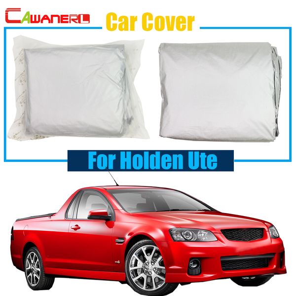 

cawanerl car cover anti uv vehicle outdoor sun rain snow resistant protector cover sun shade dustproof for holden ute