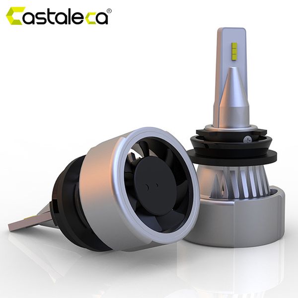 

castaleca h4 led car headlight h7 h11 h1 9005 9006 h8 h9 led high low beam vehicle headlamp 2019 new 6000k super bright