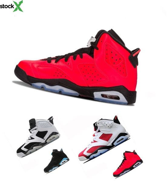 

6 carmine retre infrared 6s blue olympic slam dunk men women basketball shoes air white black wheat oero unc carmine bred j6 sneakers