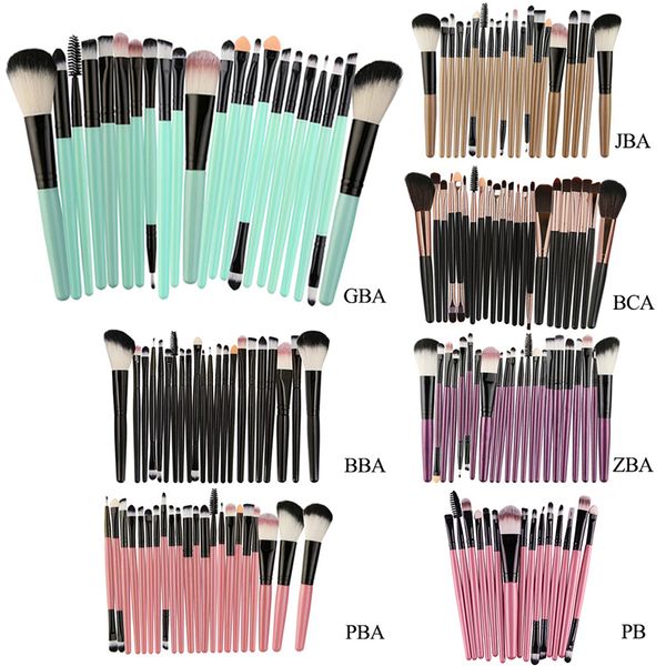 

makeup brushes set professional 22 pcs/lot make up brushes eye shadow blending eyeliner eyelash foundation brush for makeup tool