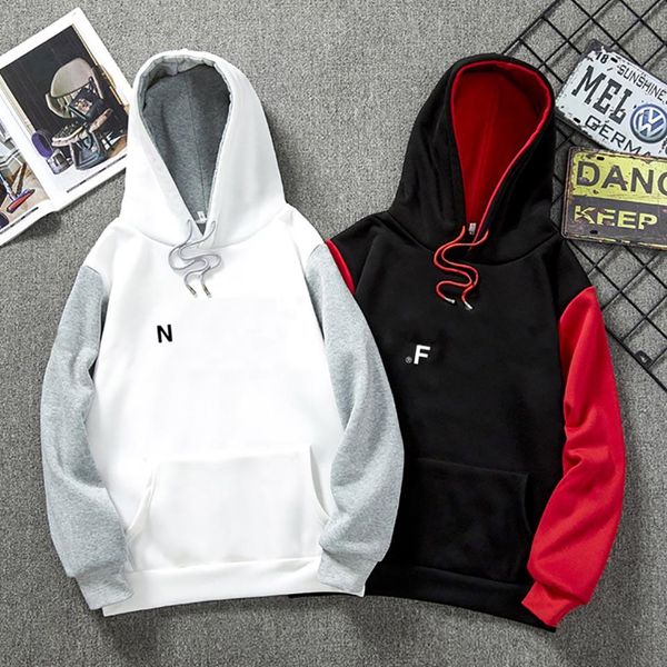 

face mens north designer hoodie fashion luxury hoodies color matching thickening brand sweatshirt trend casual women sweater, Black