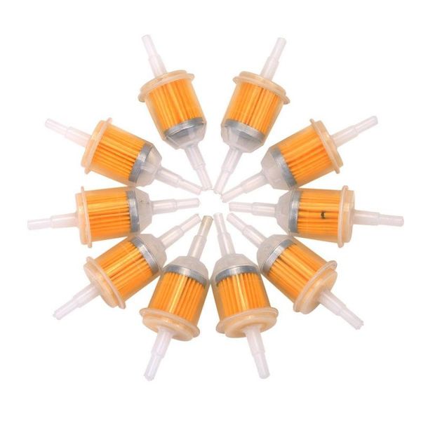 

мотоцикл газонокосилок газ инлайн замена топливного фильтра 10 пакет универсальный 1/4" 5/16" газ инлайн топливный фильтр для deere