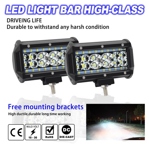 

2 pc super bright car day running light 6000k 84w off-road vehicle headlight 5