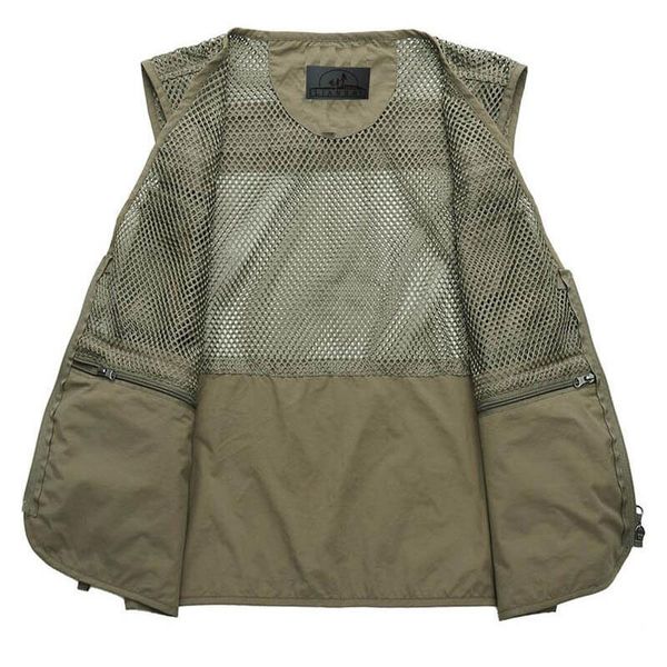 

outdoor leisure vest men/women pgraphy hiking shoot camp breathable director clothes reporter mesh waistcoat, Gray;blue