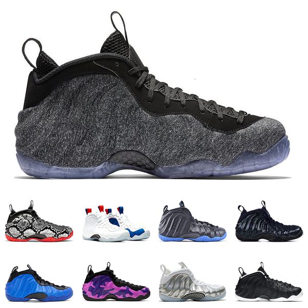 

2019 penny hardaway men basketball shoes knicks usa obsidian glitter purple camo hyper cobalt dr.doom snakeskin trainers sport sneaker 7-13