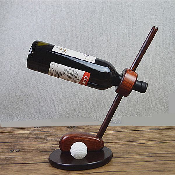 

tablewine racks creative simple solid wood personality retro handmade bottle holder home living room cabinet accessories