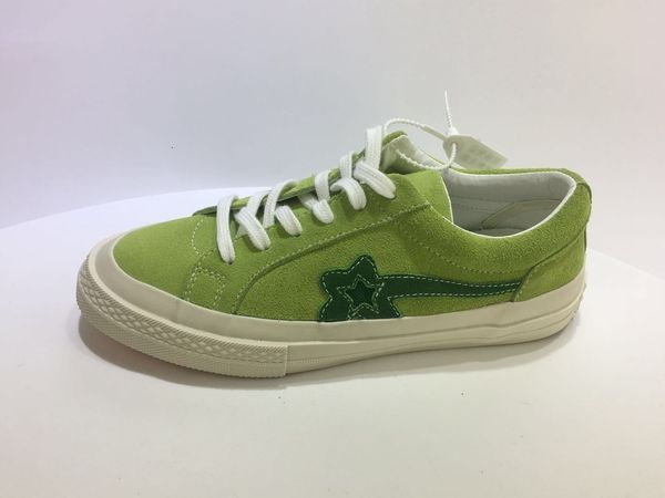 

one star x golf green canvas sneaker casual shoes mix order low one star x golf casual shoes with box, dust bag, receipt