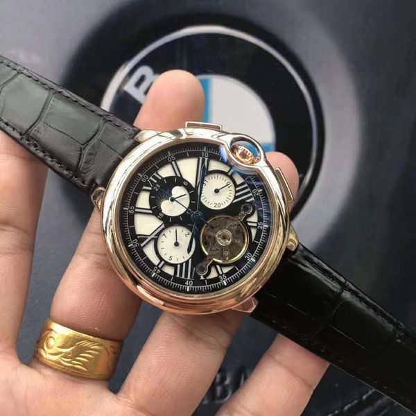 

2020 men's luxury watch genuine leather buckle men's automatic mechanical watch designer men's watch famous brand watches, Slivery;brown