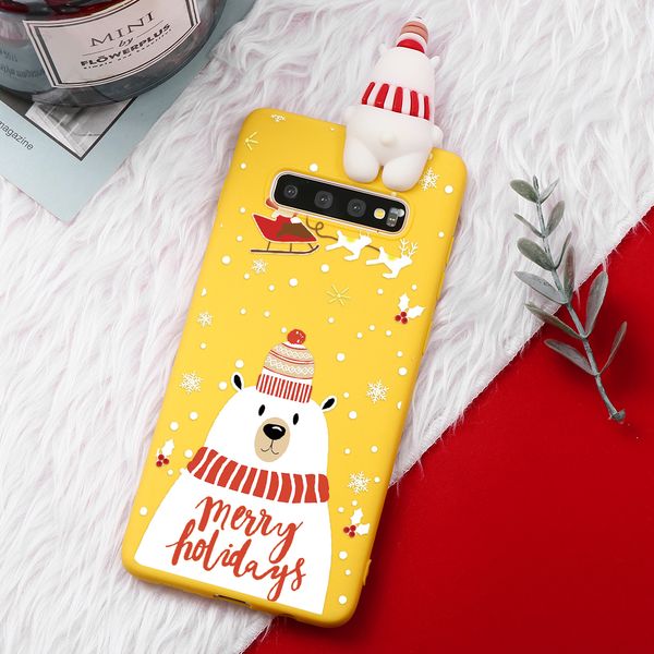 

happy new year santa claus case for samsung galaxy s8 s9 s10 plus s10e s6 s7 edge note 10 8 9 plus j5 j7 j3 2017 rindeer cases
