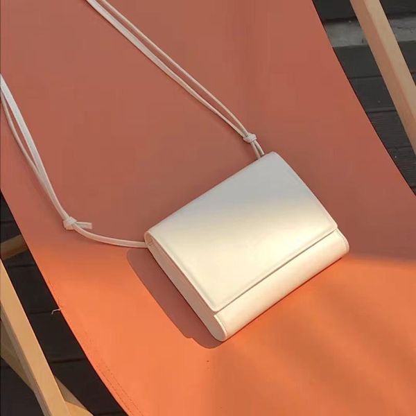 

ladies shoulder bag new solid color small square bag minimalist style literary lady cross