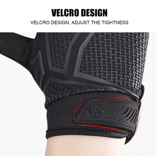 

wheel up cycling gloves for men women gel sport breathable off road whole finger mtb gloves mittens for bike accessories cycling gloves, Black