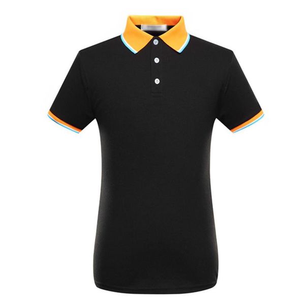 

new solid regular s polo men clothing brand polo shirt famous &male sleeve cotton breathable business short -3xl llrsn