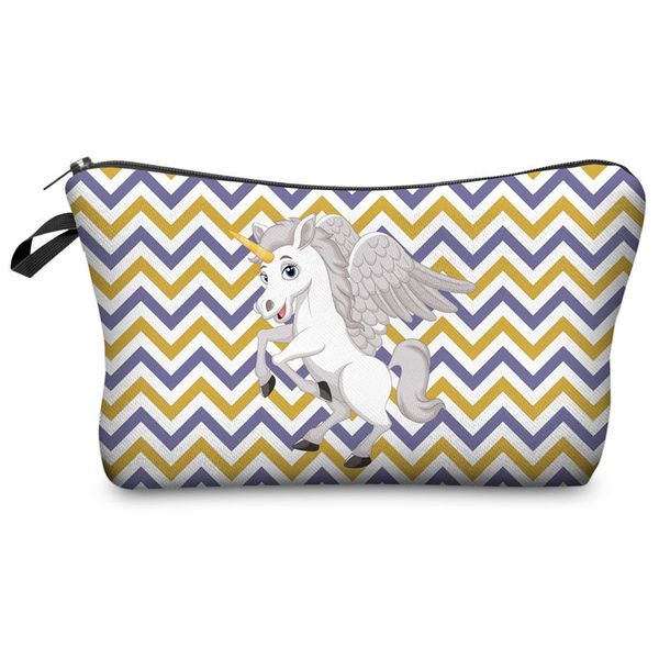 

cosmetic bag unicorn fashion print women makeup bags cute bag headset candy cosmetic printing collection casual men zipper