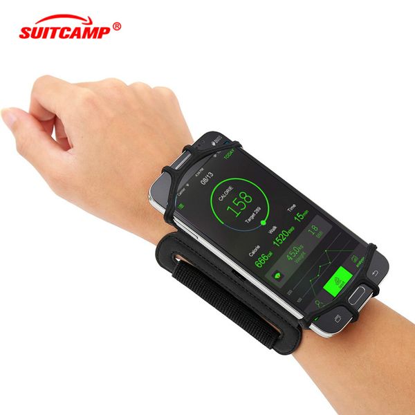 

running bag men women armbands touch screen 4-5.5in cell phone case rotatable running belt cycling gym arm band bag for iphone