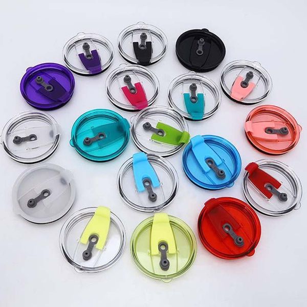 

18 colors 30 oz cup lid waterproof seal cover replacement resistant proof mugs lids drink ware covers
