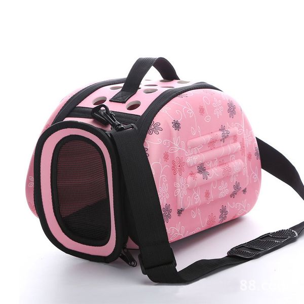 

portable travel pet bag outdoor puppy dog cat carrier bags shoulder package handbag foldable eva material soft pets dog bag