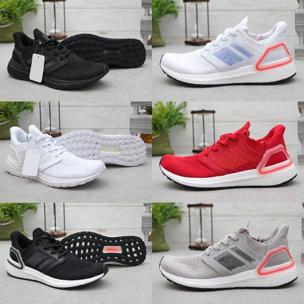 

2019 new ultra 20 6.0 ub6.0 consortium triple black white static running shoes fashion sports mens women trainers casual sneakers size36-45