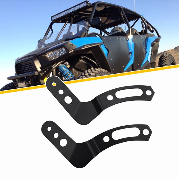 

30 inch led light bar upper roll cage mount brackets fit polaris rzr 900 1000 800