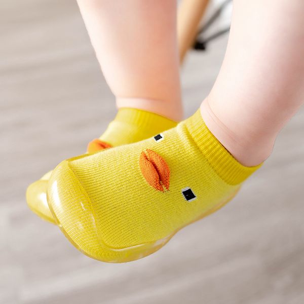 

baby cotton shoes children kids girls boys soft rubber sole sock toddler first walker newborn infant funny animal anti slip sock