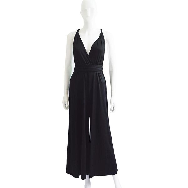 

yiwa long dress formal multi way wrap convertible infinity maxi dress jumpsuits backless hollow out party bandage vestidos, White;black