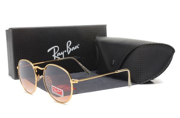 

new aviator ray ban sunglasses vintage pilot brand band uv400 protection bans mens womens men women ben wayfarer sun glasses, Black;gray