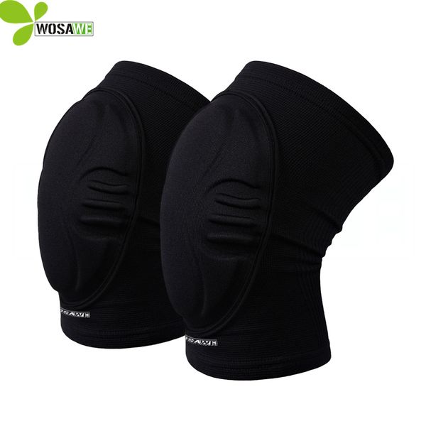 

wosawe cycling elbow knee pads protector 1pcs eva skateboard snowboarding sports safety brace kneepad guards knee joint support, Black;gray
