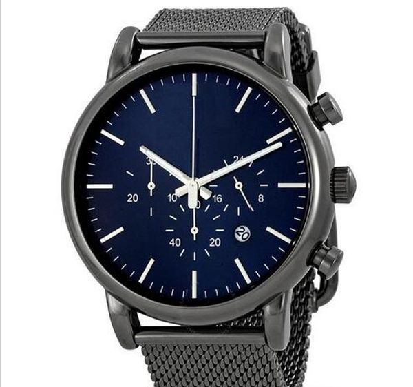 

new classic fashion men's watch ar1979 quartz chronograph watches are ing, Slivery;brown