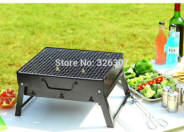 

burn oven outdoor charcoal barbecue frame outdoor portable home 3-5 people upset folding barbecue tools picnic