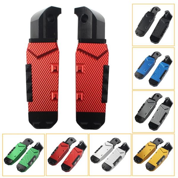 

cnc motorcycle rear passenger footrests foot pegs pedal pads for yamaha r3 mt-03 mt-07 mt-09 xsr700 xsr900 t-max530 fz1 fz6/r