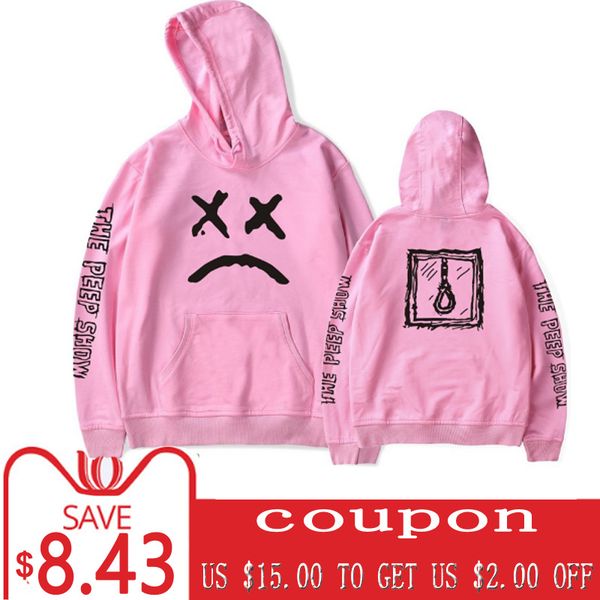 

розовая толстовка мужчина lil peep cry baby рэпер мужской толстовка с капюшоном пуловер вскользь женщины tracksuit осень hoddies ветровка бр, Black
