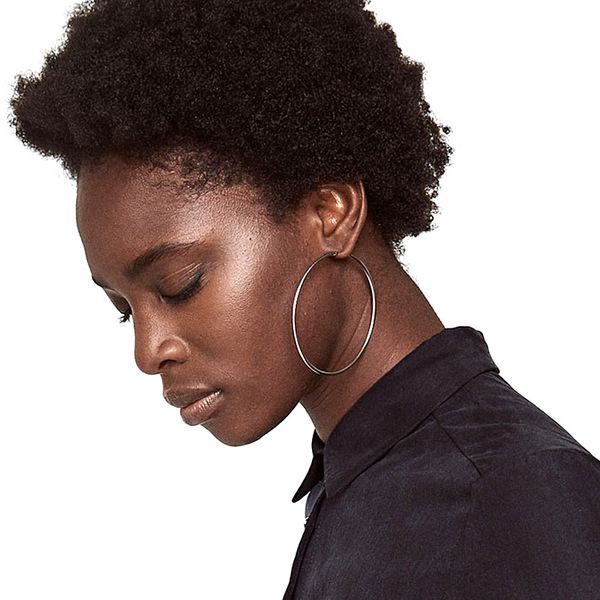 

2019 60mm gold hoop earrings big smooth circle earrings basketball brincos celebrity brand loop for women jewelry, Golden;silver