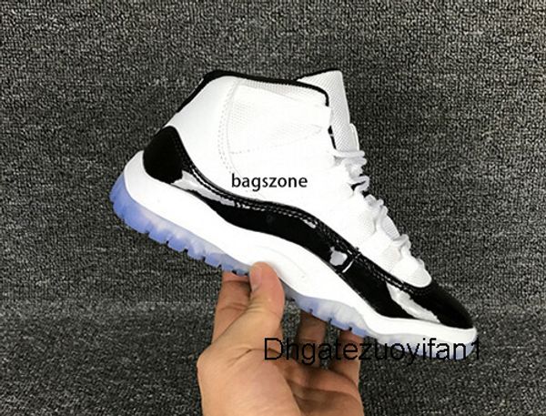 

kids 11s basketball shoes athletic white black pink colors sports shoes for boys girls 11 sneakers shoes size 11c-3y