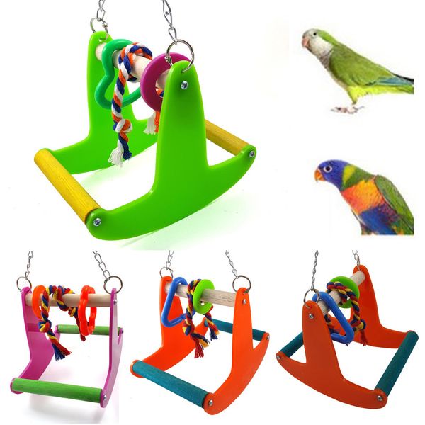 

parrot articles bird toys gnaw toys swing elevated station bar shake rocking chair seesaw