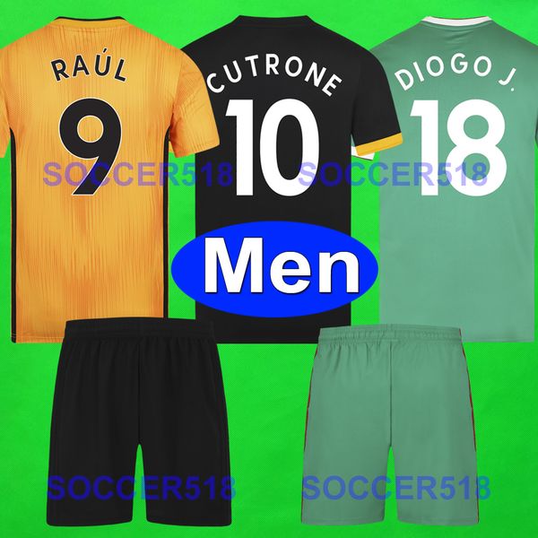 

19 20 wolves football kits raul neves 2019 2020 wolverhampt wanderers camiseta futbol moutinho patricio coady saiss adama doherty neto sets, Black;yellow
