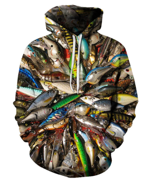 

новые моды горячие продажа рыбалка 3d печати толстовки fishman мода одежда женщины / мужчины смешные 3d hoodiest tracksutis повседневная пал, Black