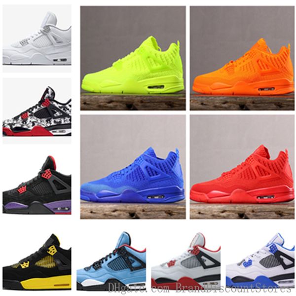 

with box 2019 new 4s mens basketball shoes training sneakers 4s white cement black red 4 superman fashion sports shoes