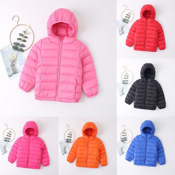 

2019 for children and young children thin for girls and boys down jacket down jacket, Blue;gray