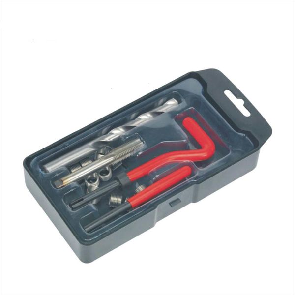 

15 piece m10 x 1.0 thread repair kit twist drill tap